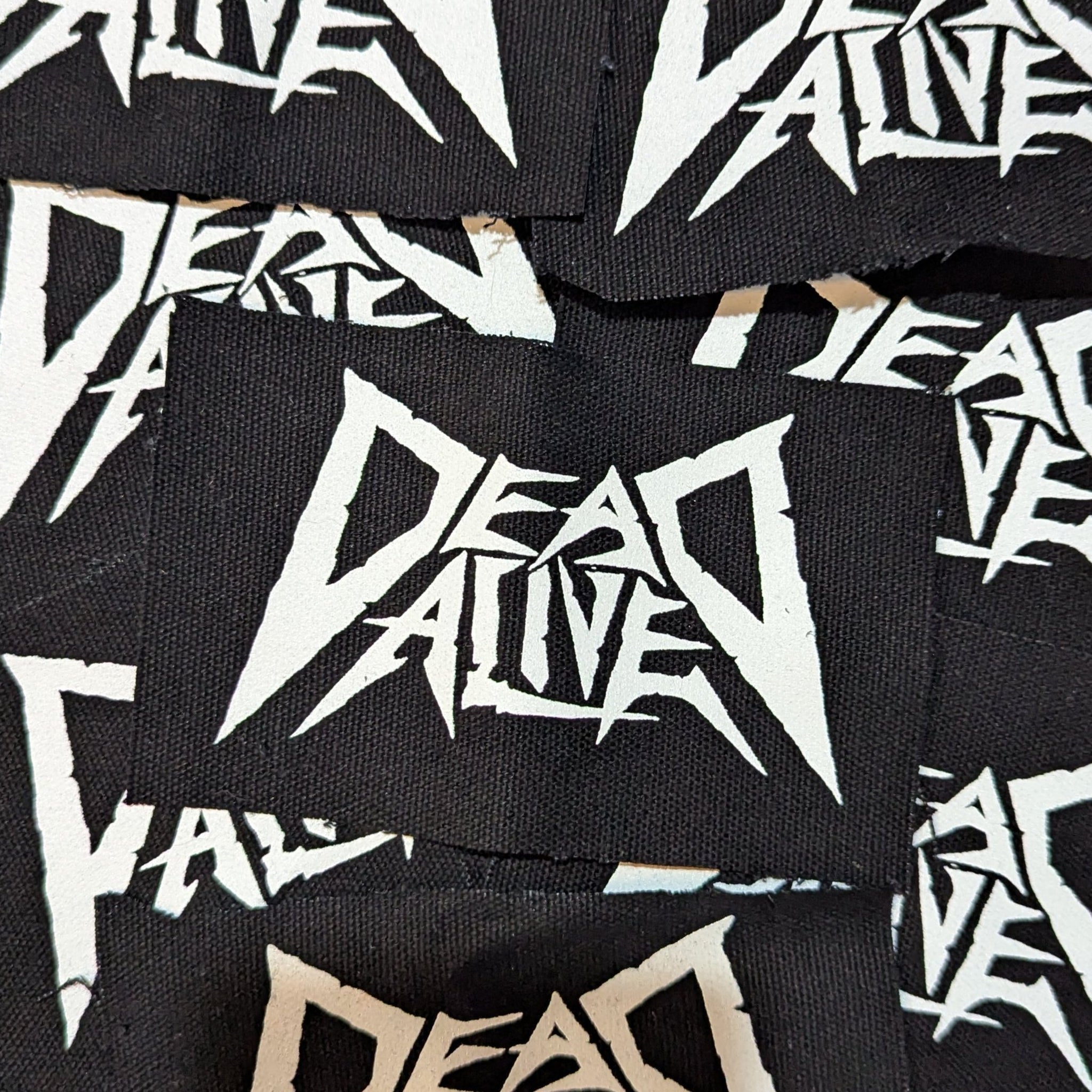 Dead Alive White Logo - Patch